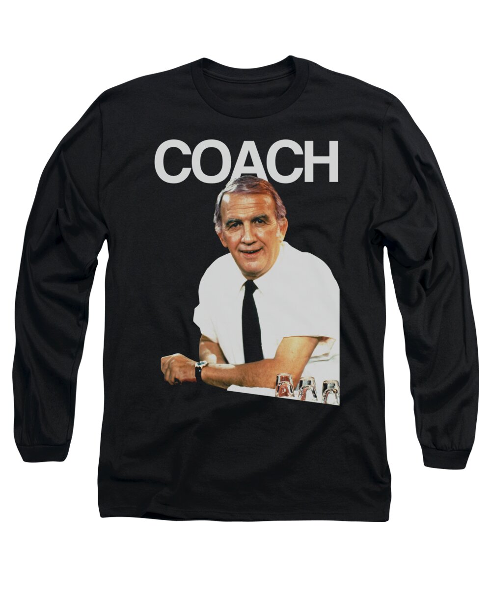 Man Long Sleeve T-Shirt featuring the digital art Cheers - Coach by Brand A