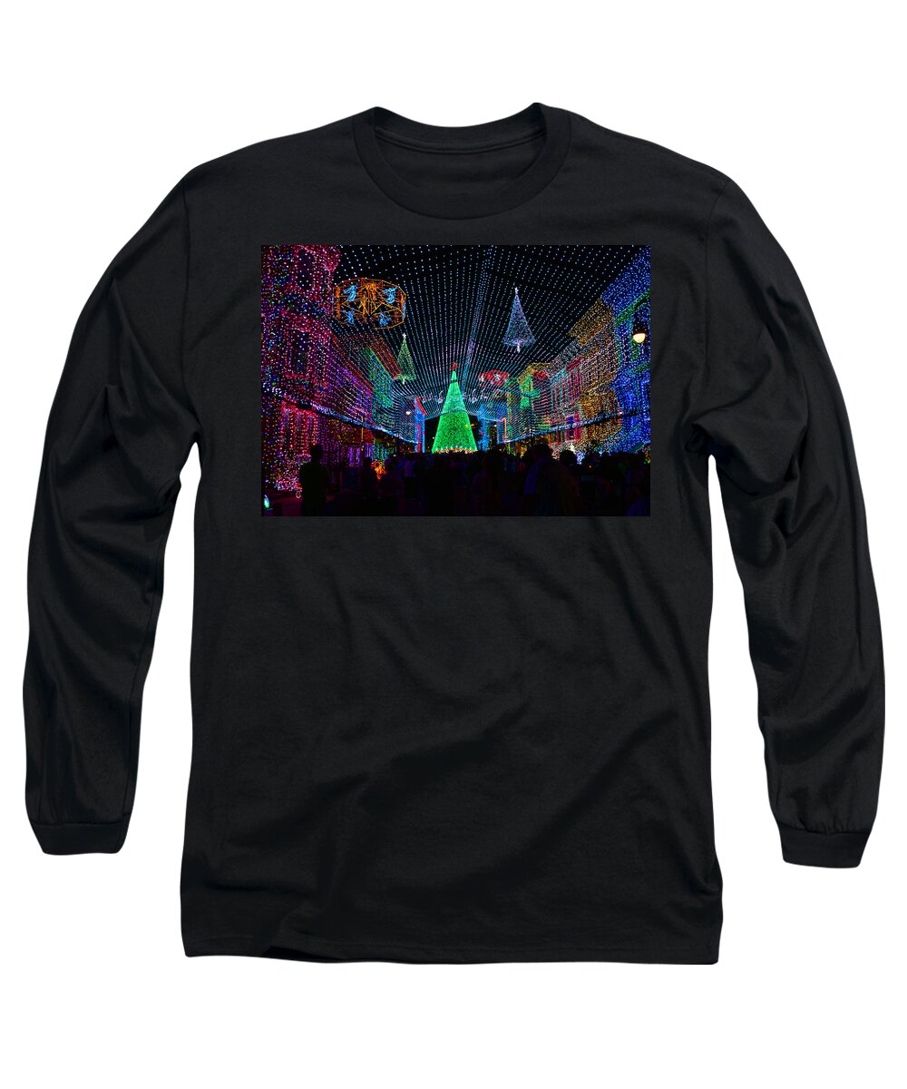 Christmas Lights Long Sleeve T-Shirt featuring the photograph Christmas Lights by David Lee Thompson