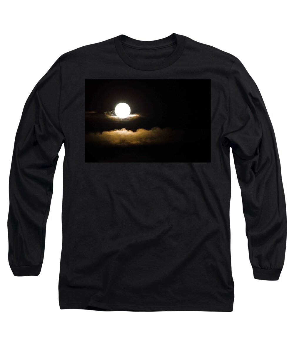 Beach Cottage Life Long Sleeve T-Shirt featuring the photograph Cloud Cradle by Mary Hahn Ward