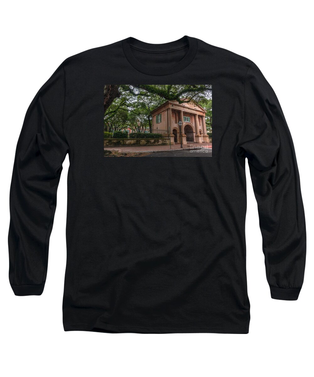 College Of Charleston Long Sleeve T-Shirt featuring the photograph College of Charleston Campus by Dale Powell