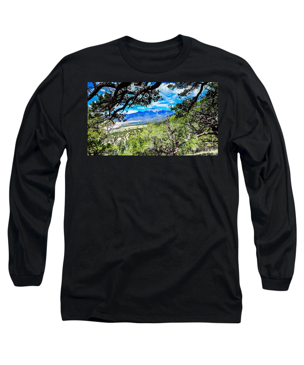 Colorado Long Sleeve T-Shirt featuring the photograph Colorado Hiking View by Debra Martz