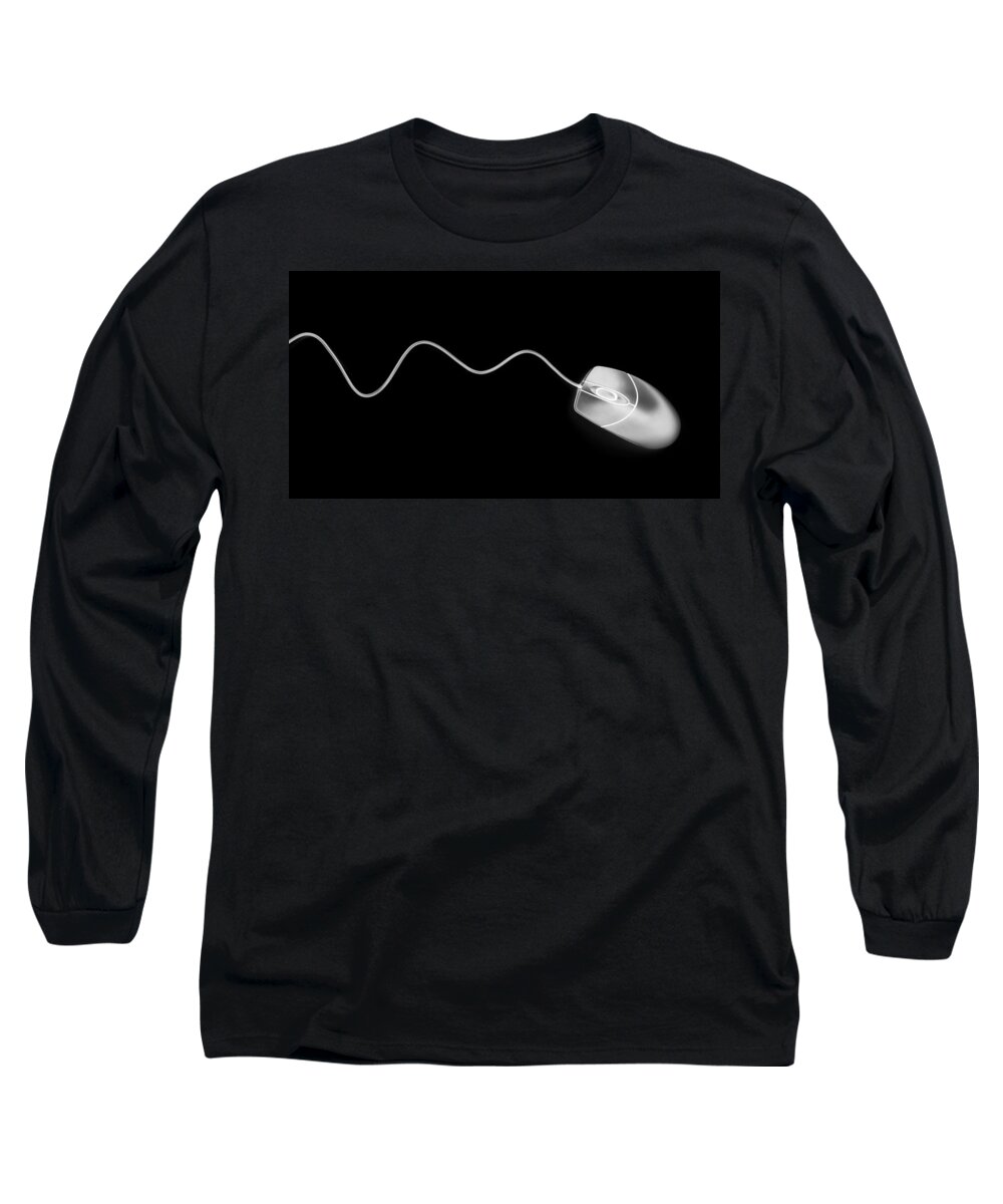 Computer Mouse Long Sleeve T-Shirt featuring the photograph Computer Mouse by Chevy Fleet