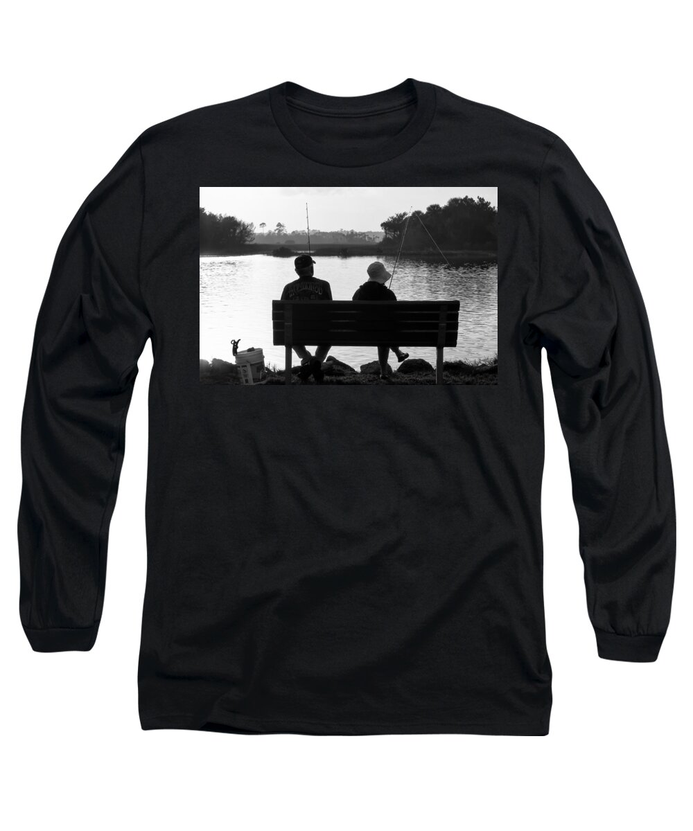 East Coast Long Sleeve T-Shirt featuring the photograph Contentment by Stefan Mazzola