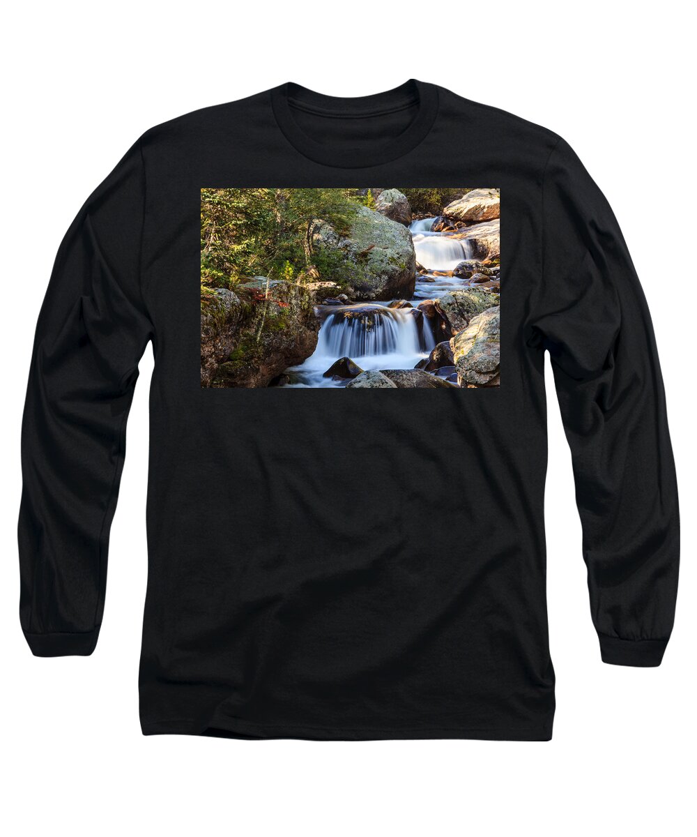 Copeland Long Sleeve T-Shirt featuring the photograph Copeland Falls 2 by Ben Graham