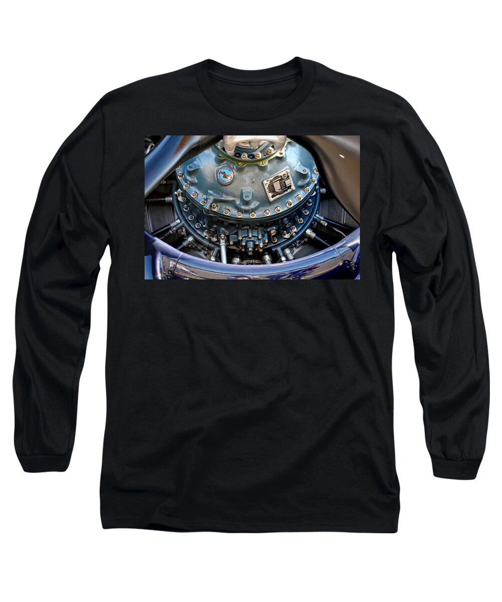 F4u Long Sleeve T-Shirt featuring the photograph Corsair R2800 Radial by David Hart