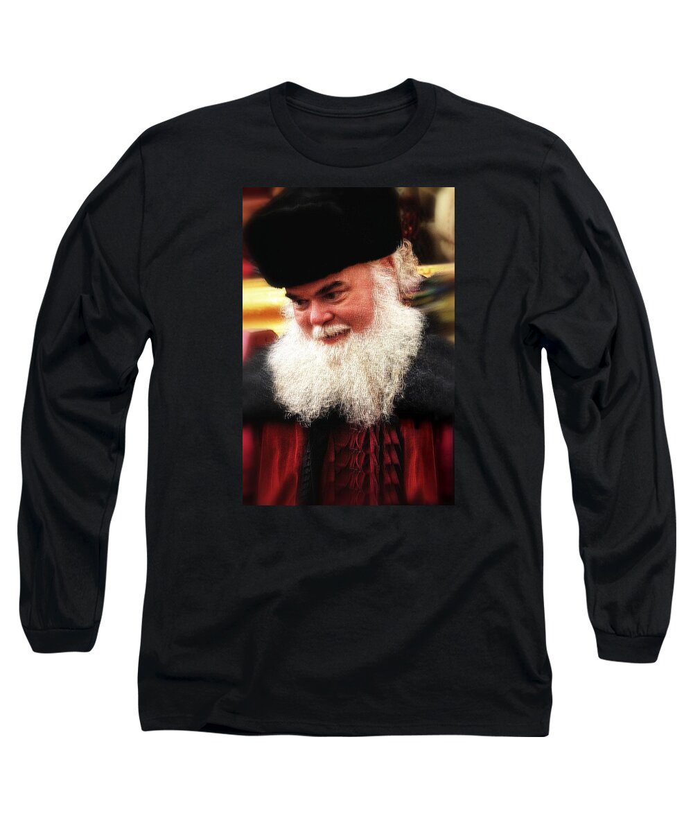 Christmas Long Sleeve T-Shirt featuring the photograph Cossack Santa by Nadalyn Larsen