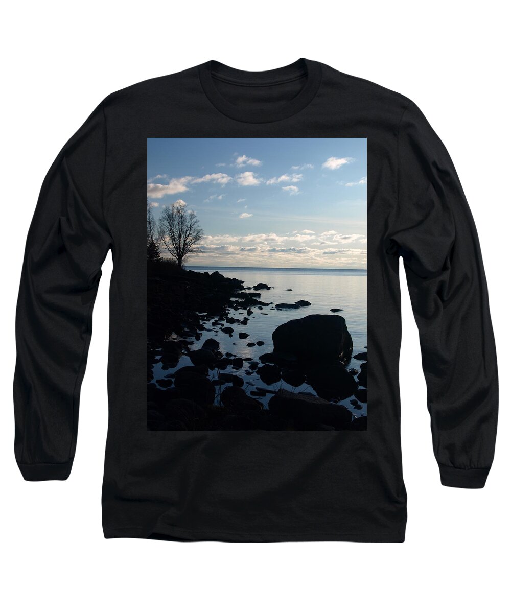 Jim Peterson Long Sleeve T-Shirt featuring the photograph Dawn at the Cove by James Peterson