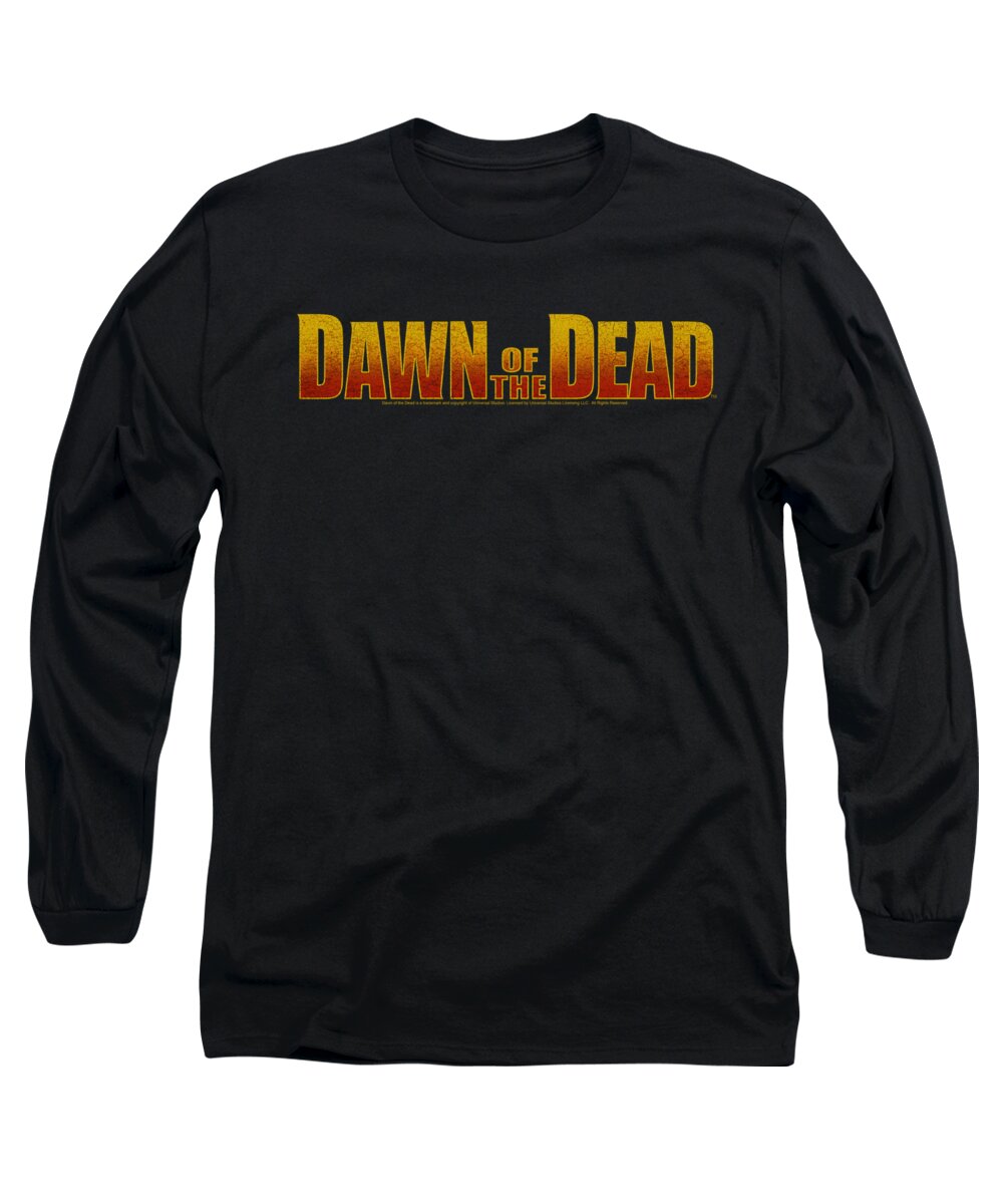 Dawn Of The Dead Long Sleeve T-Shirt featuring the digital art Dawn Of The Dead - Dawn Logo by Brand A