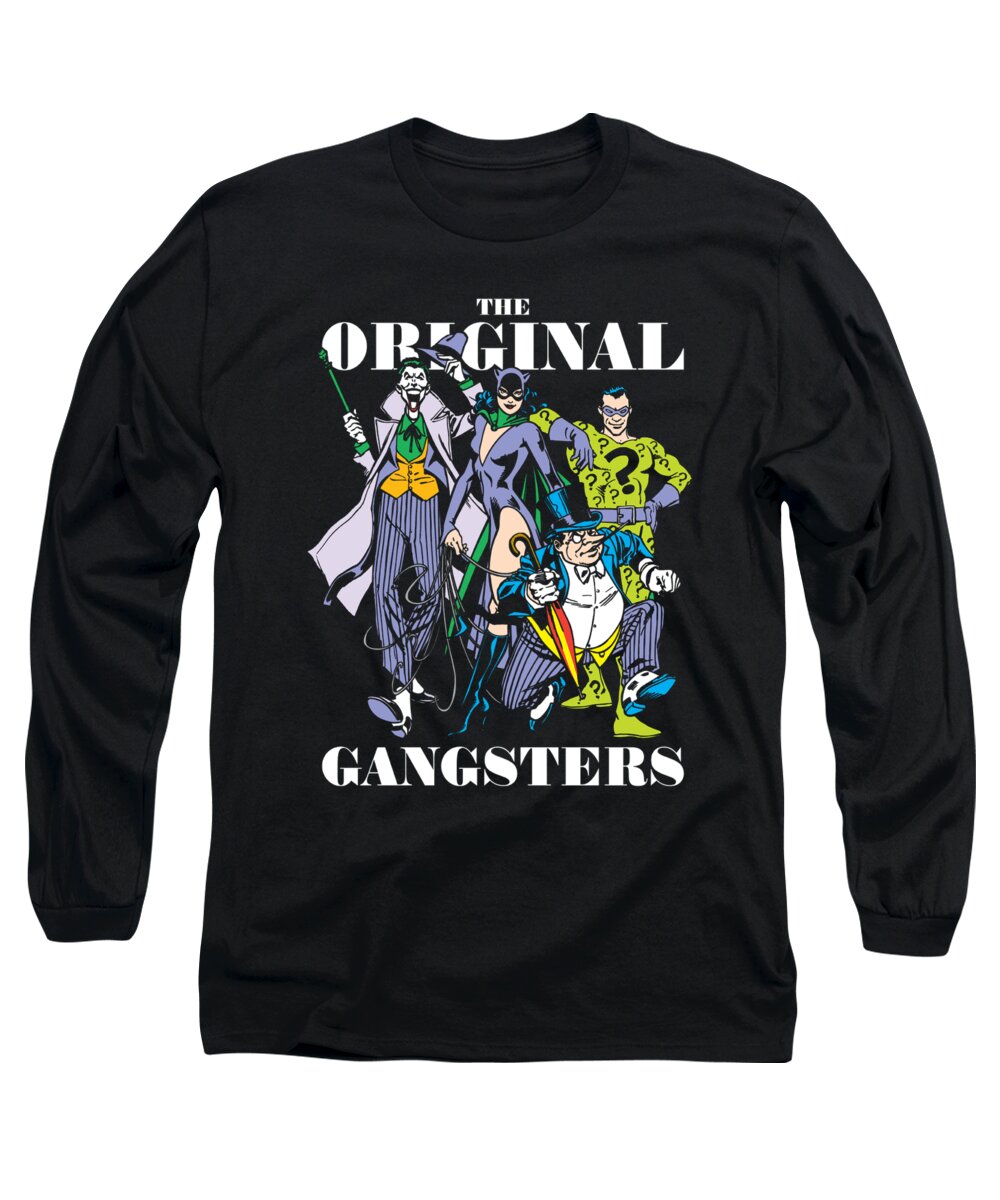  Long Sleeve T-Shirt featuring the digital art Dc - Original Gangsters by Brand A