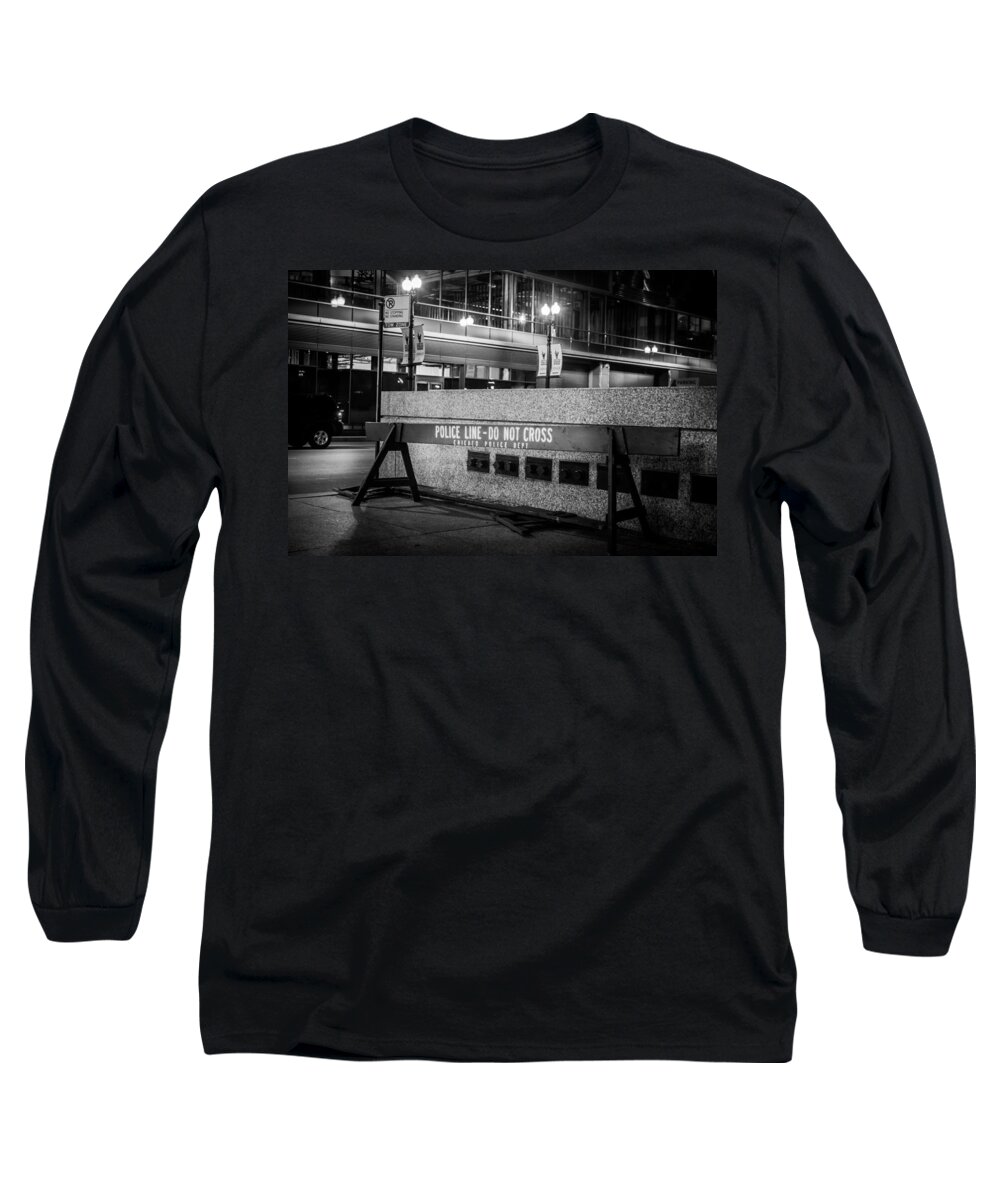 Ideas Week Long Sleeve T-Shirt featuring the photograph Do Not Cross by Melinda Ledsome