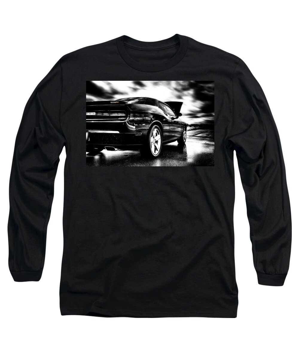 Car Long Sleeve T-Shirt featuring the photograph Dodge Challenger SRT in HDR by Michael White