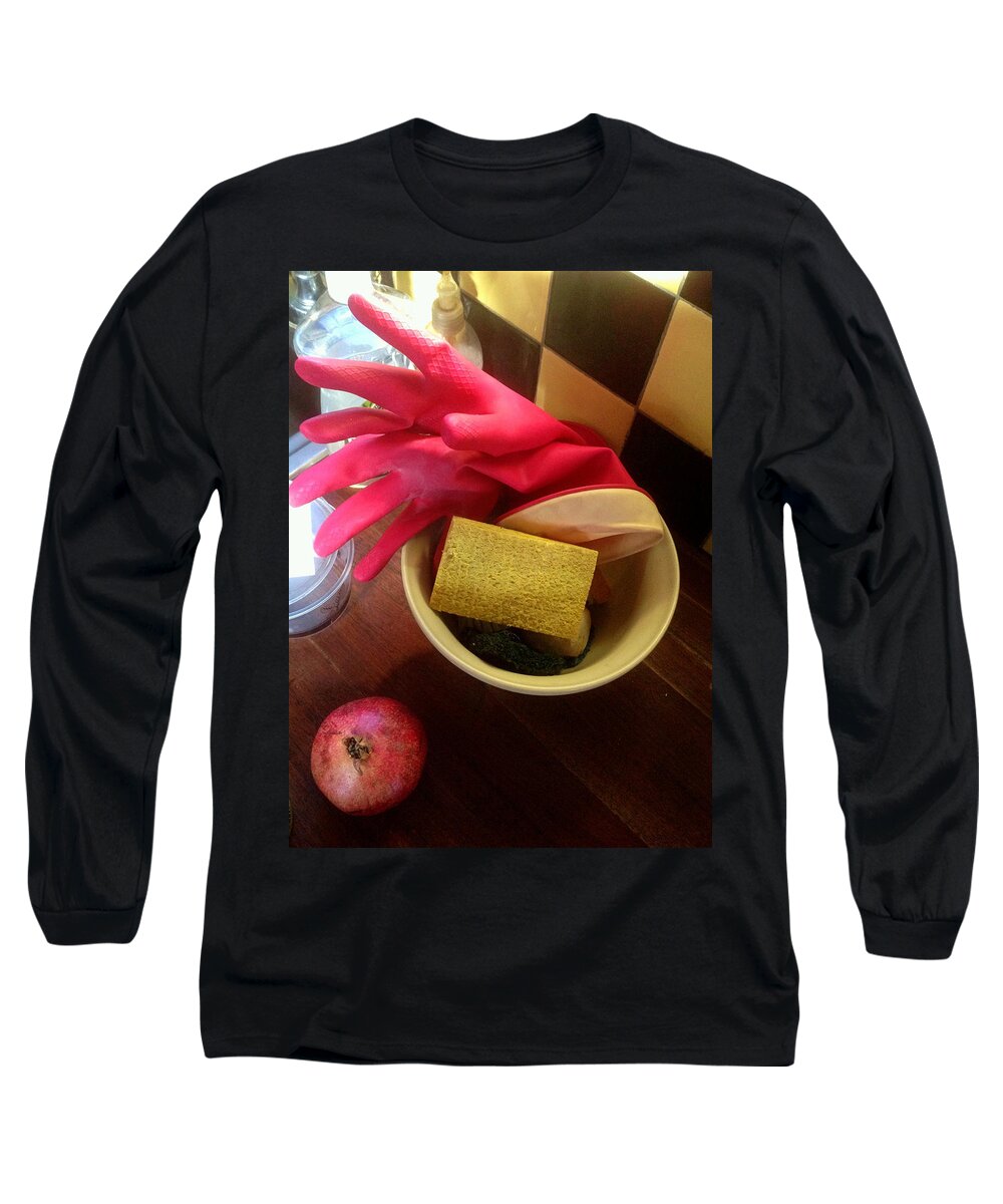 Domesticity Long Sleeve T-Shirt featuring the photograph Domesticity by Gia Marie Houck