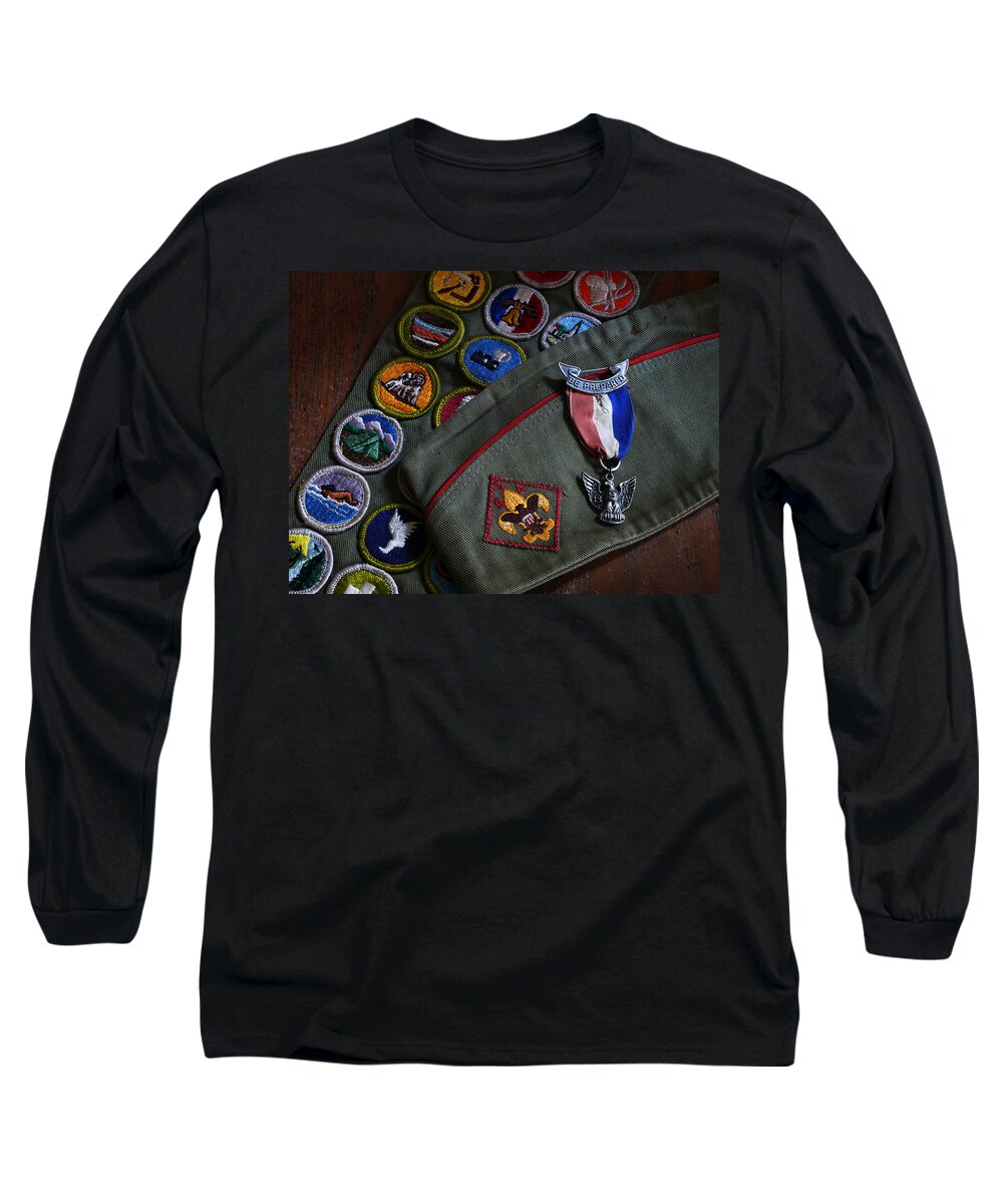 Boy Scouts Long Sleeve T-Shirt featuring the photograph Eagle Scout by Guillermo Rodriguez