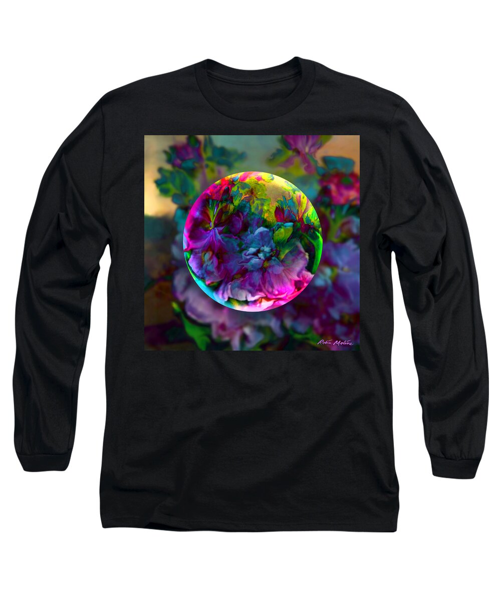 Spring Long Sleeve T-Shirt featuring the painting Emerging Spring by Robin Moline