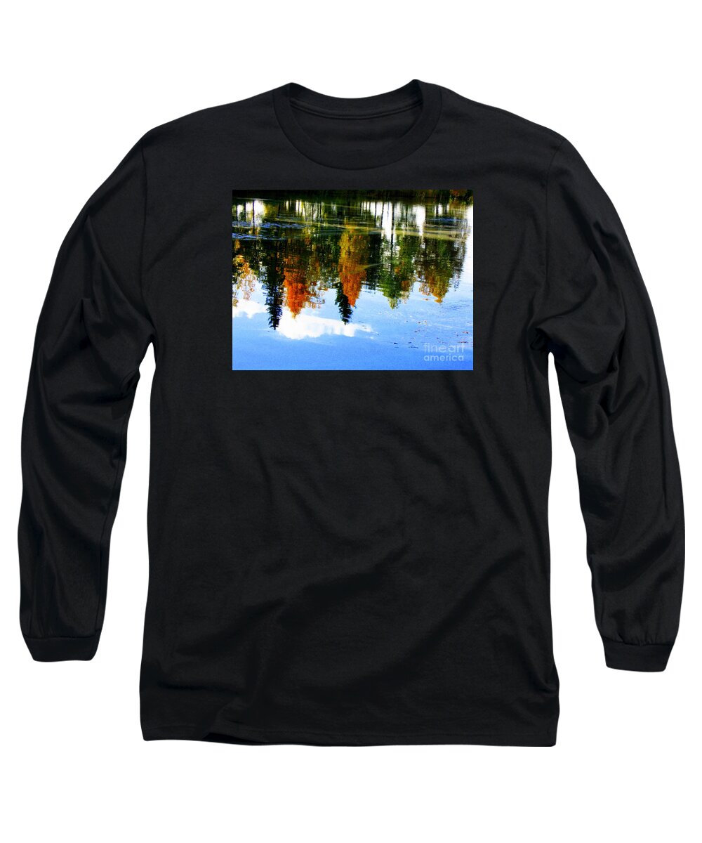 Autumn Canvas Prints Long Sleeve T-Shirt featuring the photograph Fall colors by Pauli Hyvonen