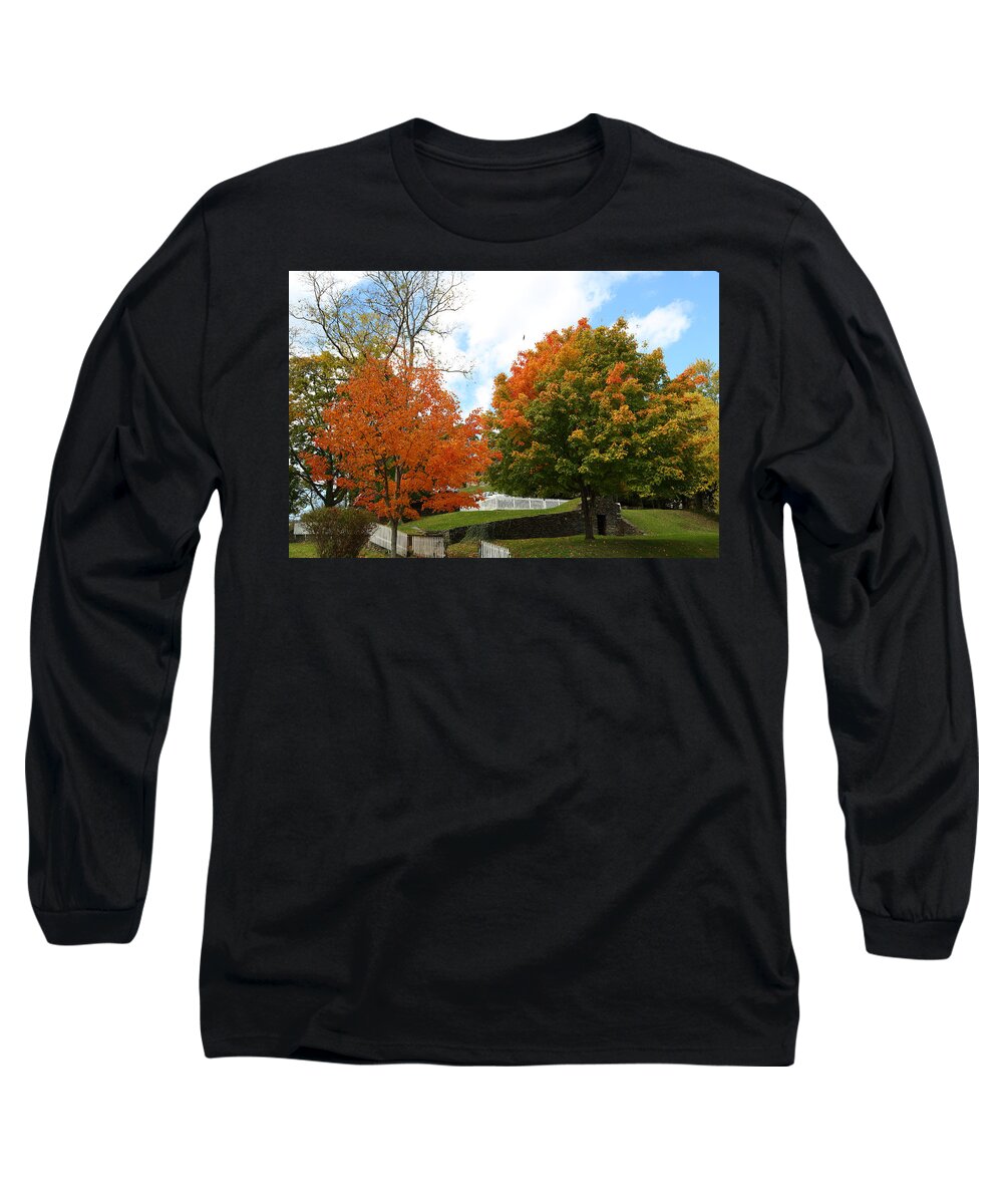 Autumn Long Sleeve T-Shirt featuring the photograph Fall Foliage Colors 09 by Metro DC Photography