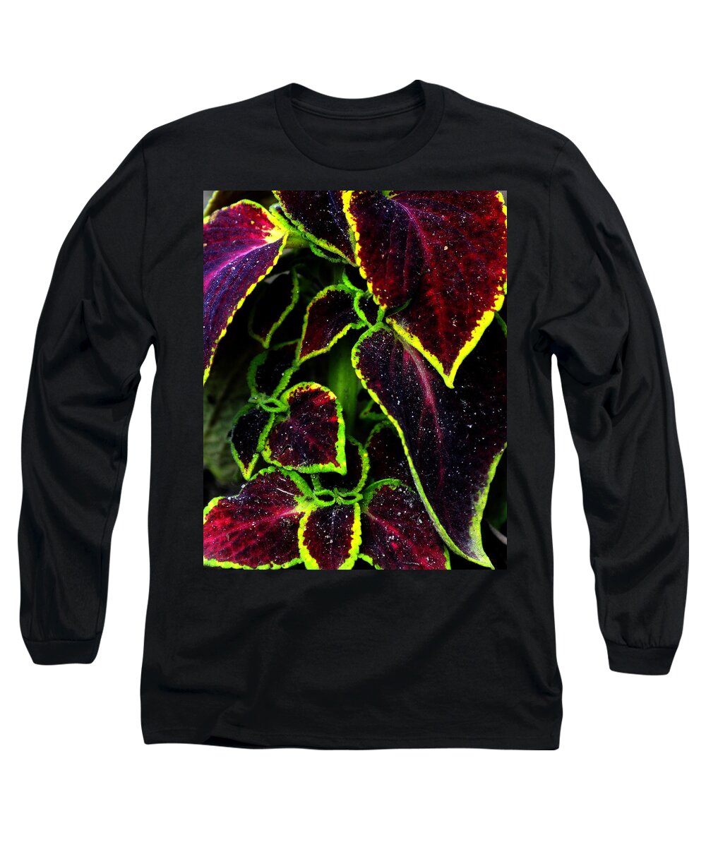 Flora Long Sleeve T-Shirt featuring the photograph Flora Psychadelica by Gene Tatroe