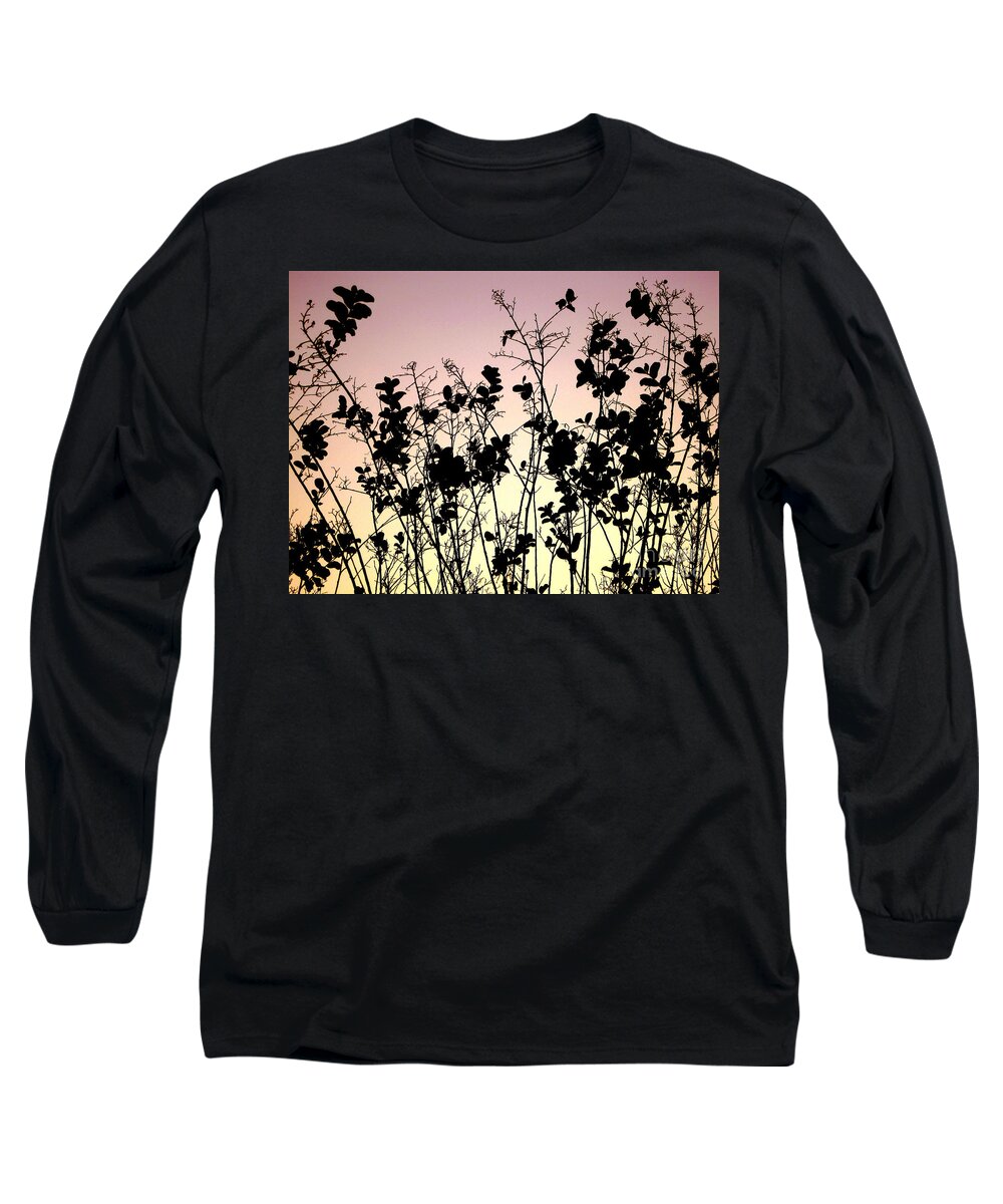  Agriculture Long Sleeve T-Shirt featuring the photograph Flowers in the backlight by Amanda Mohler