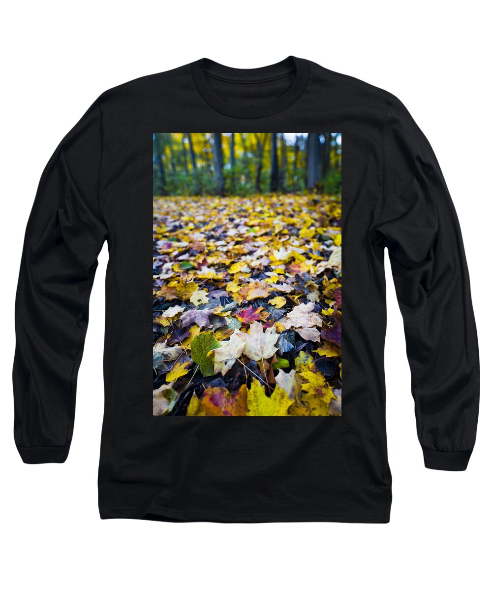 Fall Long Sleeve T-Shirt featuring the photograph Foliage by Sebastian Musial