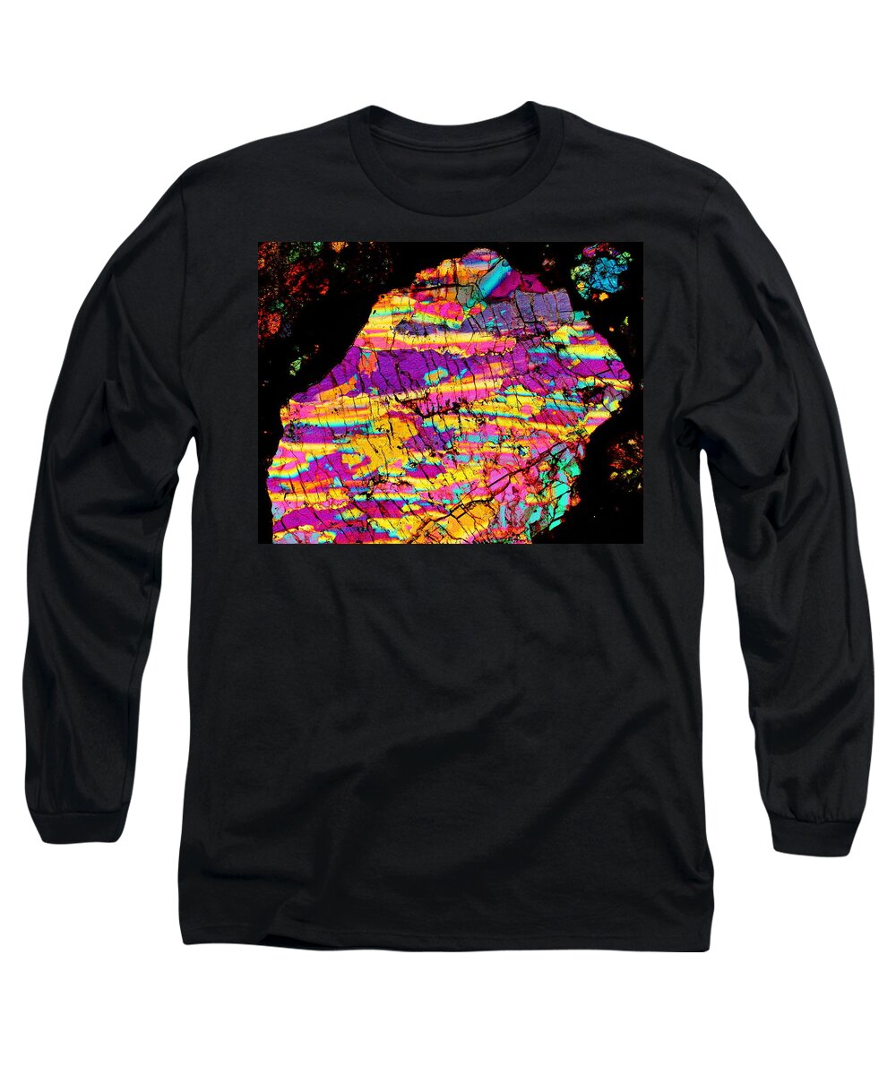 Meteorites Long Sleeve T-Shirt featuring the photograph Fractured Sunrise On Planet Magoo by Hodges Jeffery