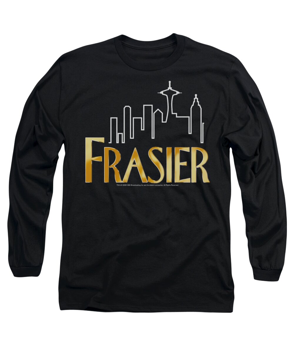 Frasier Long Sleeve T-Shirt featuring the digital art Frasier - Frasier Logo by Brand A