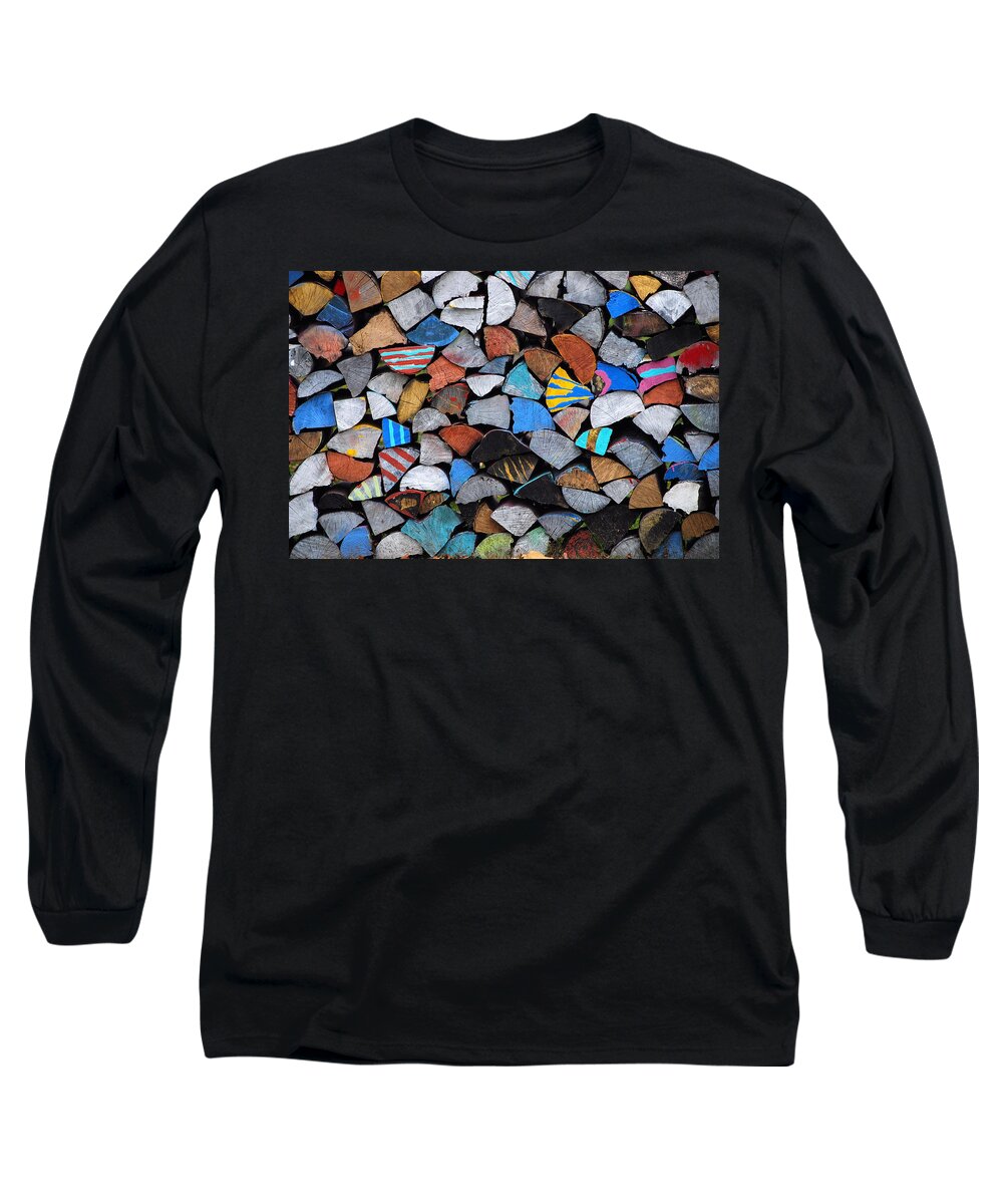 Wood Long Sleeve T-Shirt featuring the photograph Full Cord by John Schneider