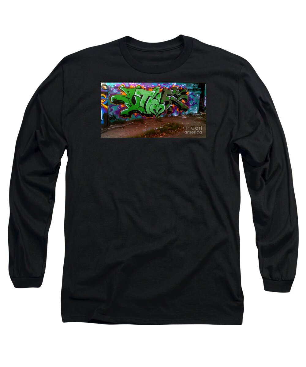  Long Sleeve T-Shirt featuring the photograph Garage Art by Kelly Awad