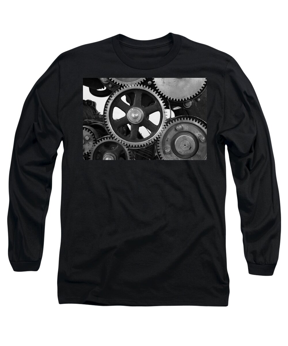 Gear Long Sleeve T-Shirt featuring the photograph Gear Drive by Chevy Fleet