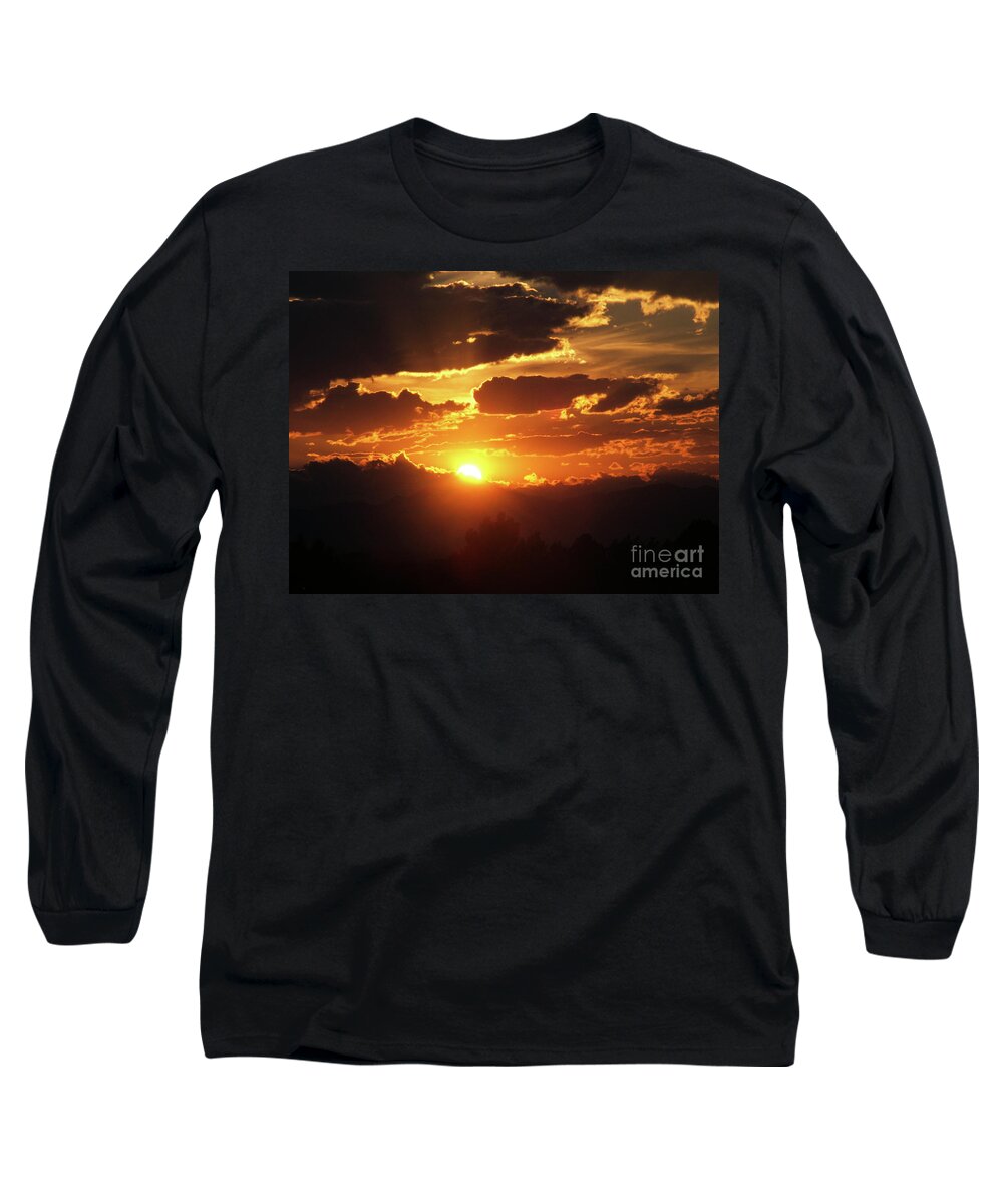 Denver Long Sleeve T-Shirt featuring the photograph Goodnight Denver by Kelly Black