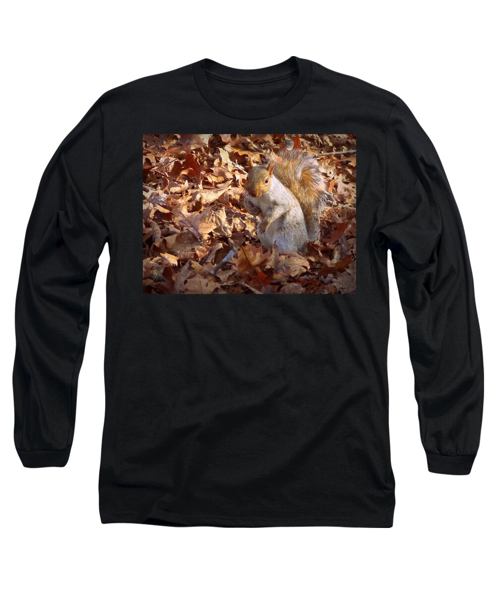 Skompski Long Sleeve T-Shirt featuring the photograph Got Nuts by Joseph Skompski