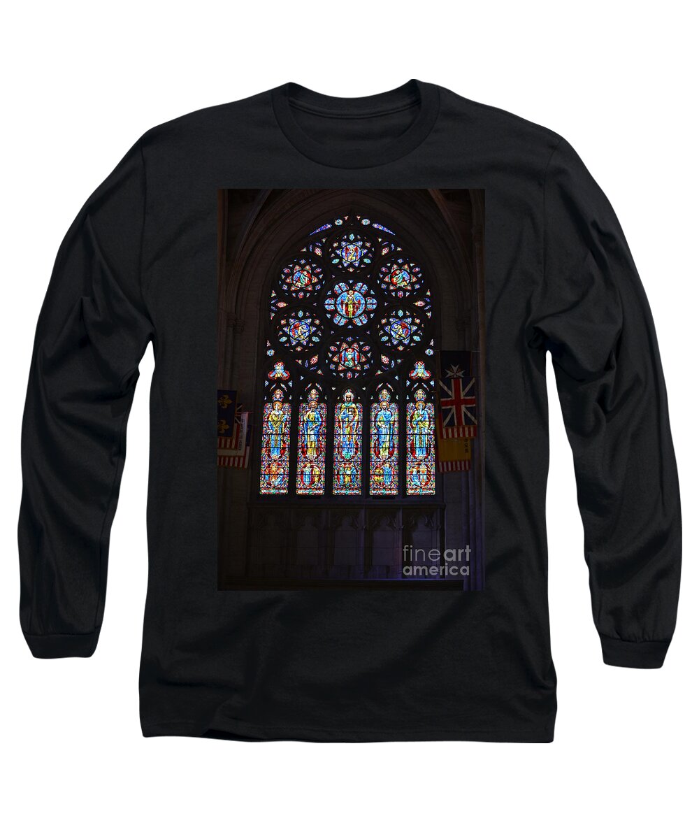 Grace Cathedral Long Sleeve T-Shirt featuring the photograph Grace Cathedral by Dean Ferreira