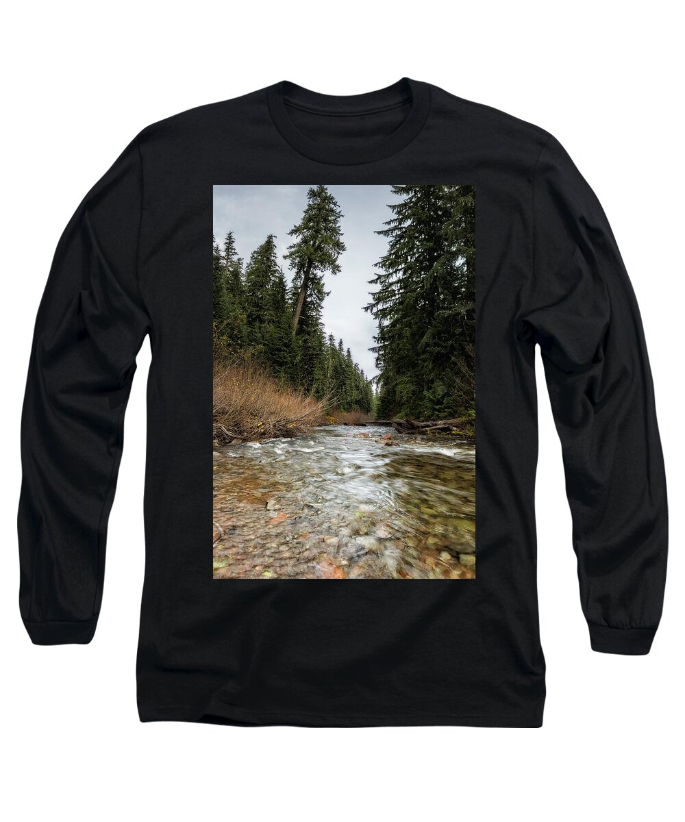 Hackleman Creek Long Sleeve T-Shirt featuring the photograph Hackleman Creek by Belinda Greb