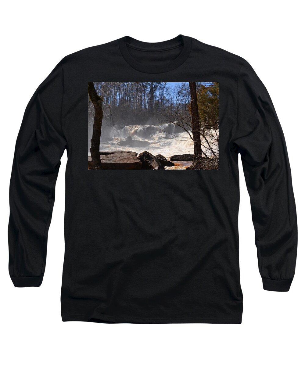 High Falls State Park Long Sleeve T-Shirt featuring the photograph High Falls State Park by Tara Potts