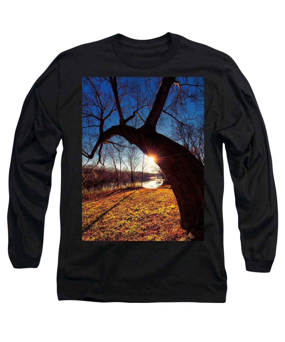 Landscapes Long Sleeve T-Shirt featuring the photograph Hook or Crook by Robert McCubbin