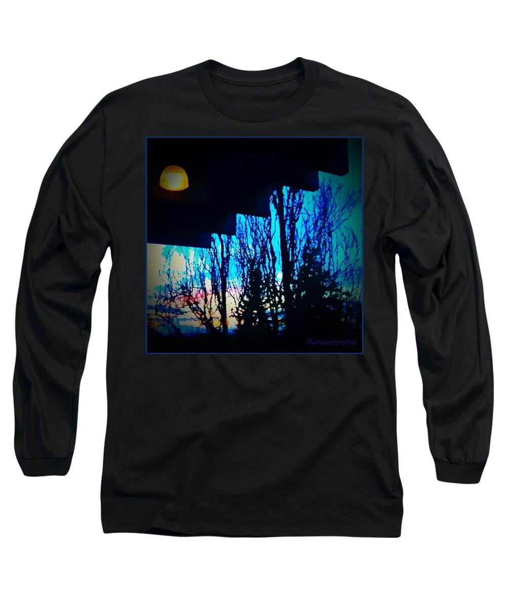 Photowall Long Sleeve T-Shirt featuring the photograph Illumination - Sunset At Portland by Anna Porter