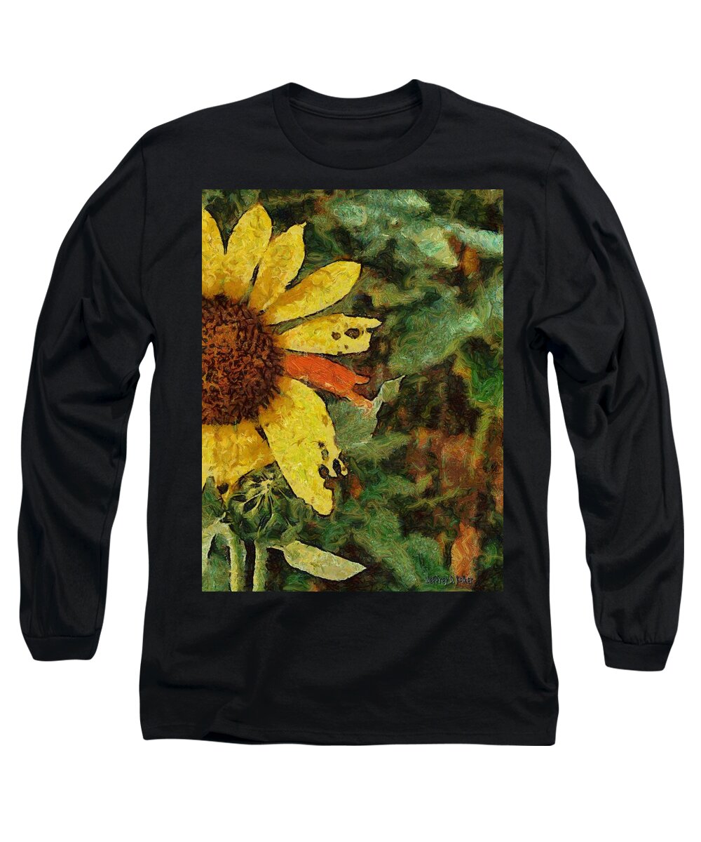 Beauty Long Sleeve T-Shirt featuring the painting Imperfect Beauty by Jeffrey Kolker