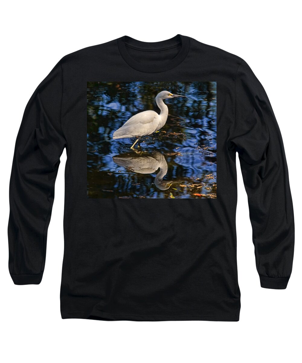 Birds Long Sleeve T-Shirt featuring the photograph In Blue by Stuart Harrison