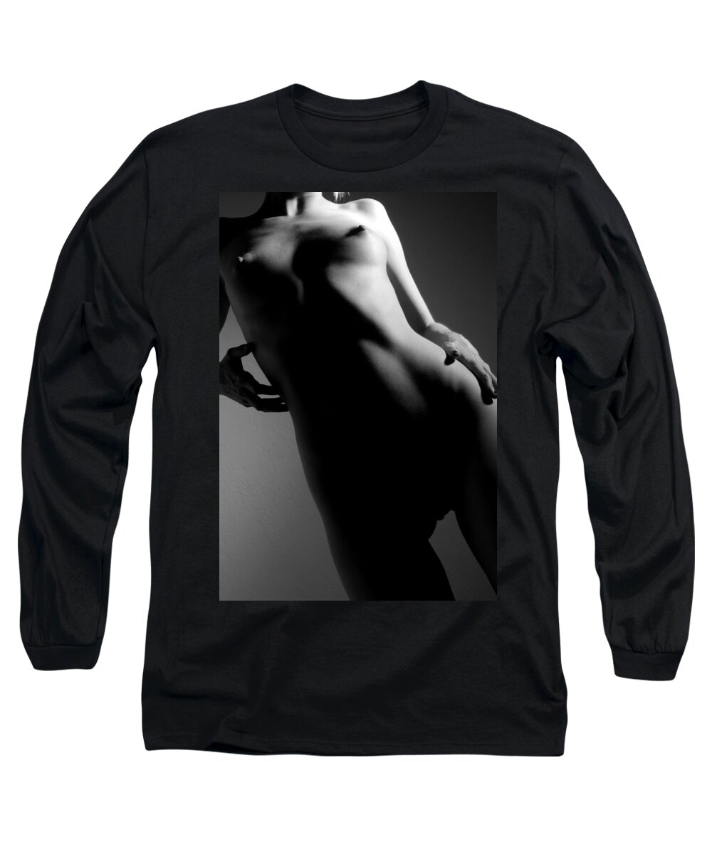 Nude Long Sleeve T-Shirt featuring the photograph In Motion by Joe Kozlowski
