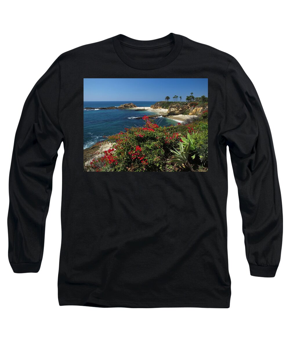 Beach Long Sleeve T-Shirt featuring the photograph Laguna Beach by Steve Ondrus