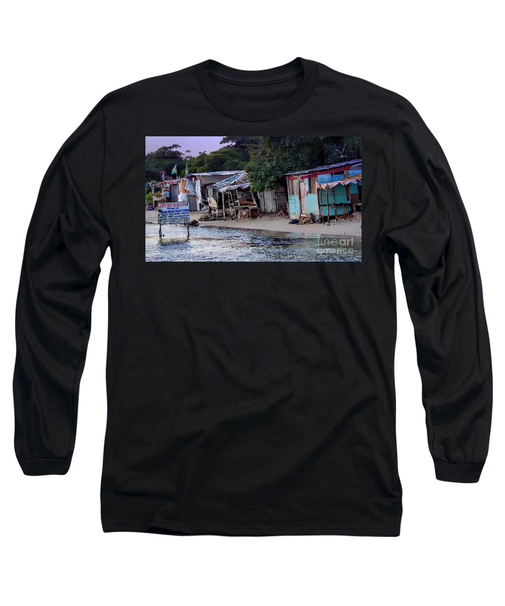 Liliput Long Sleeve T-Shirt featuring the photograph Liliput Craft Village and Bar by Lilliana Mendez