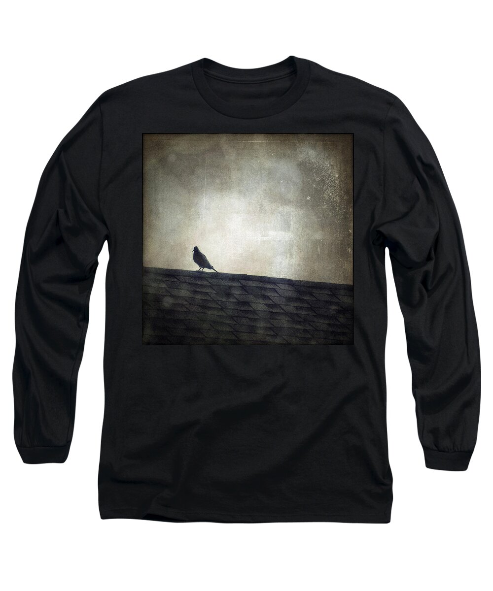 Texture Long Sleeve T-Shirt featuring the photograph Lonesome Dove by Trish Mistric
