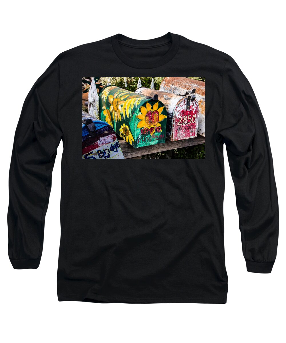 Steven Bateson Long Sleeve T-Shirt featuring the photograph Madrid Mail by Steven Bateson