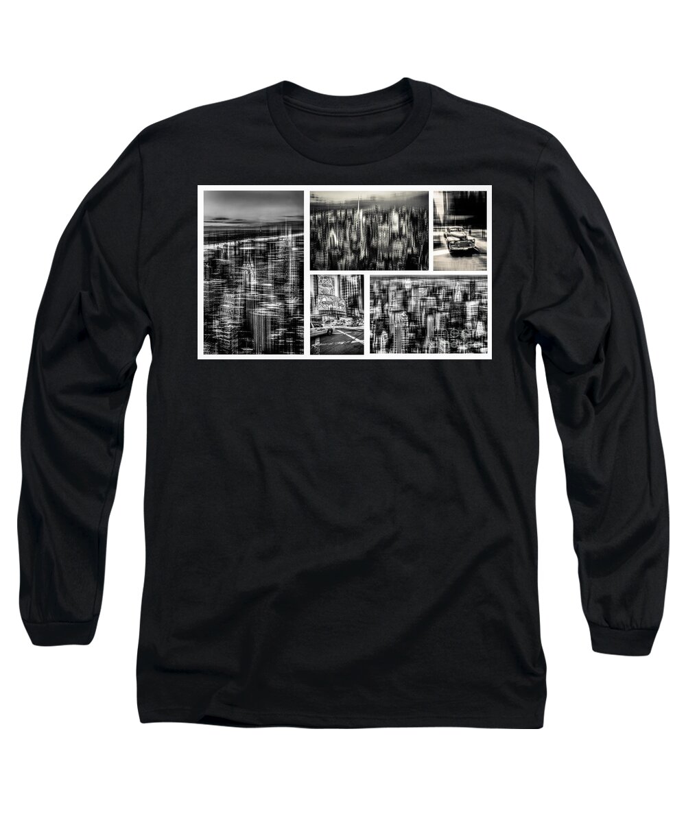 Nyc Long Sleeve T-Shirt featuring the photograph Manhattan Collection II by Hannes Cmarits