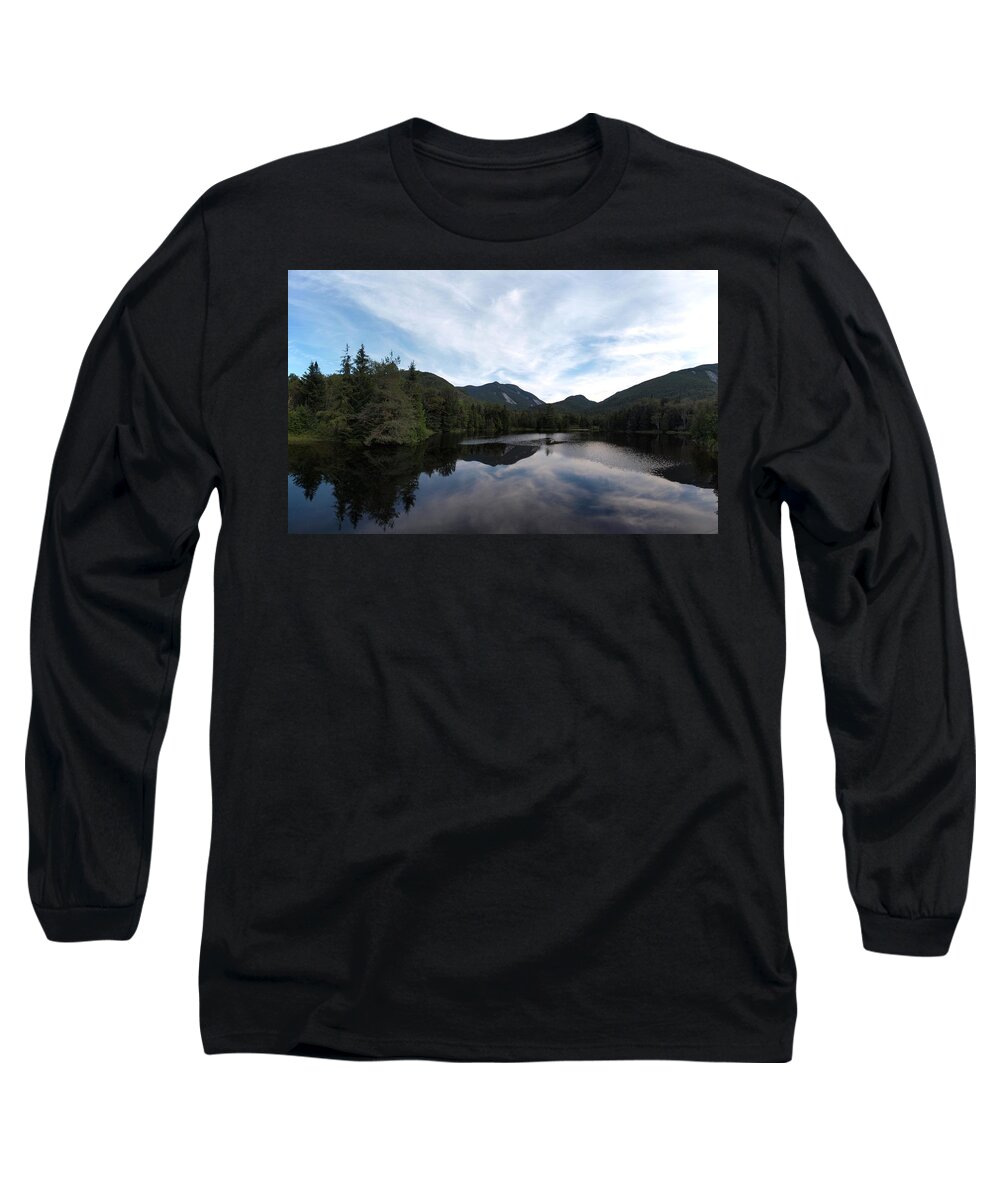Mount Marcy Long Sleeve T-Shirt featuring the photograph Marcy Dam Pond by Joshua House