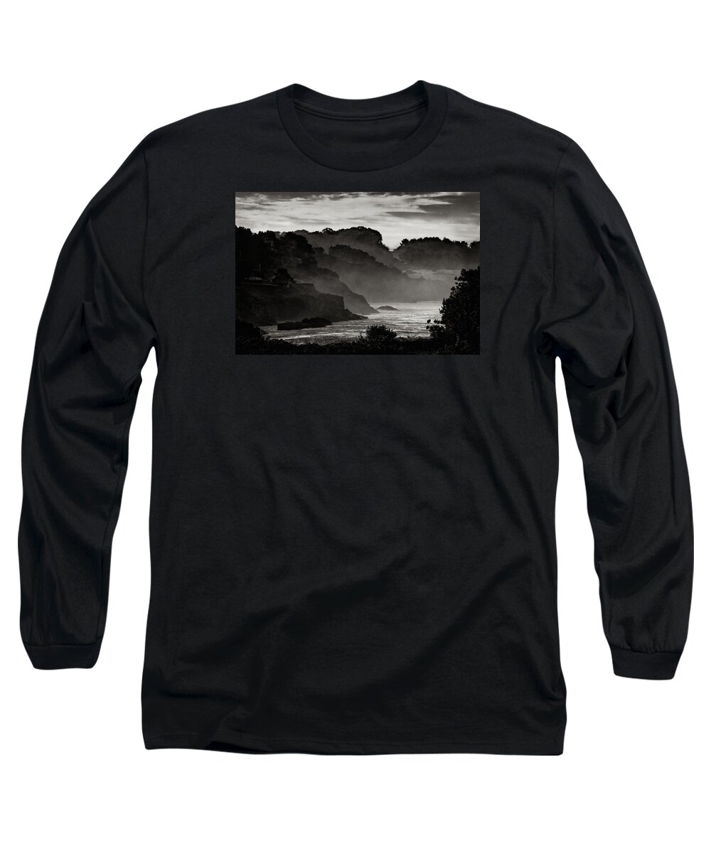 Mendocino Long Sleeve T-Shirt featuring the photograph Mendocino Coastline by Robert Woodward