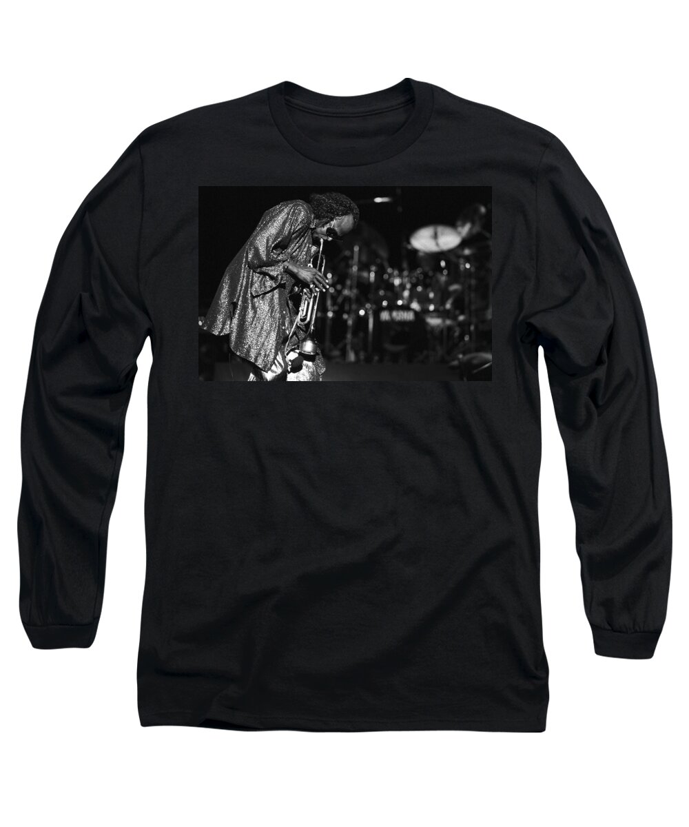 Miles Davis Long Sleeve T-Shirt featuring the photograph Miles Davis 1 by Dragan Kudjerski