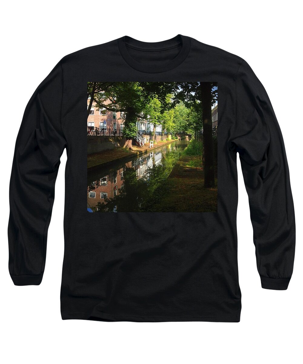 Ig_addiction Long Sleeve T-Shirt featuring the photograph My Town Utrecht,Holland by Andre Brands