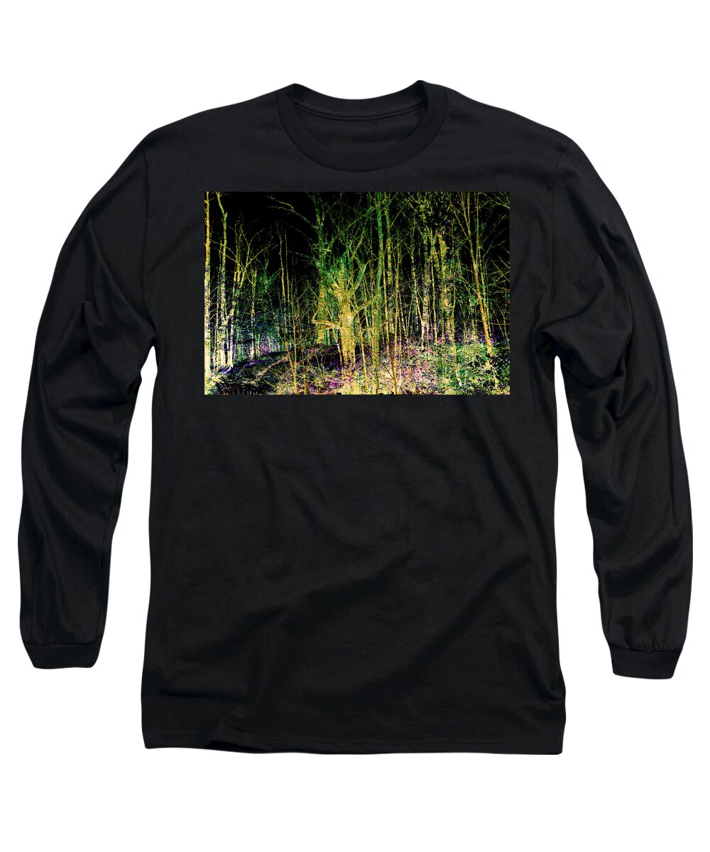 Trees Long Sleeve T-Shirt featuring the photograph Negative Forest by David Yocum