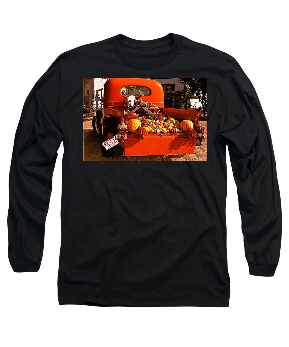 Old Decorated Truck Long Sleeve T-Shirt featuring the photograph New Mexico Truck by Jean Noren