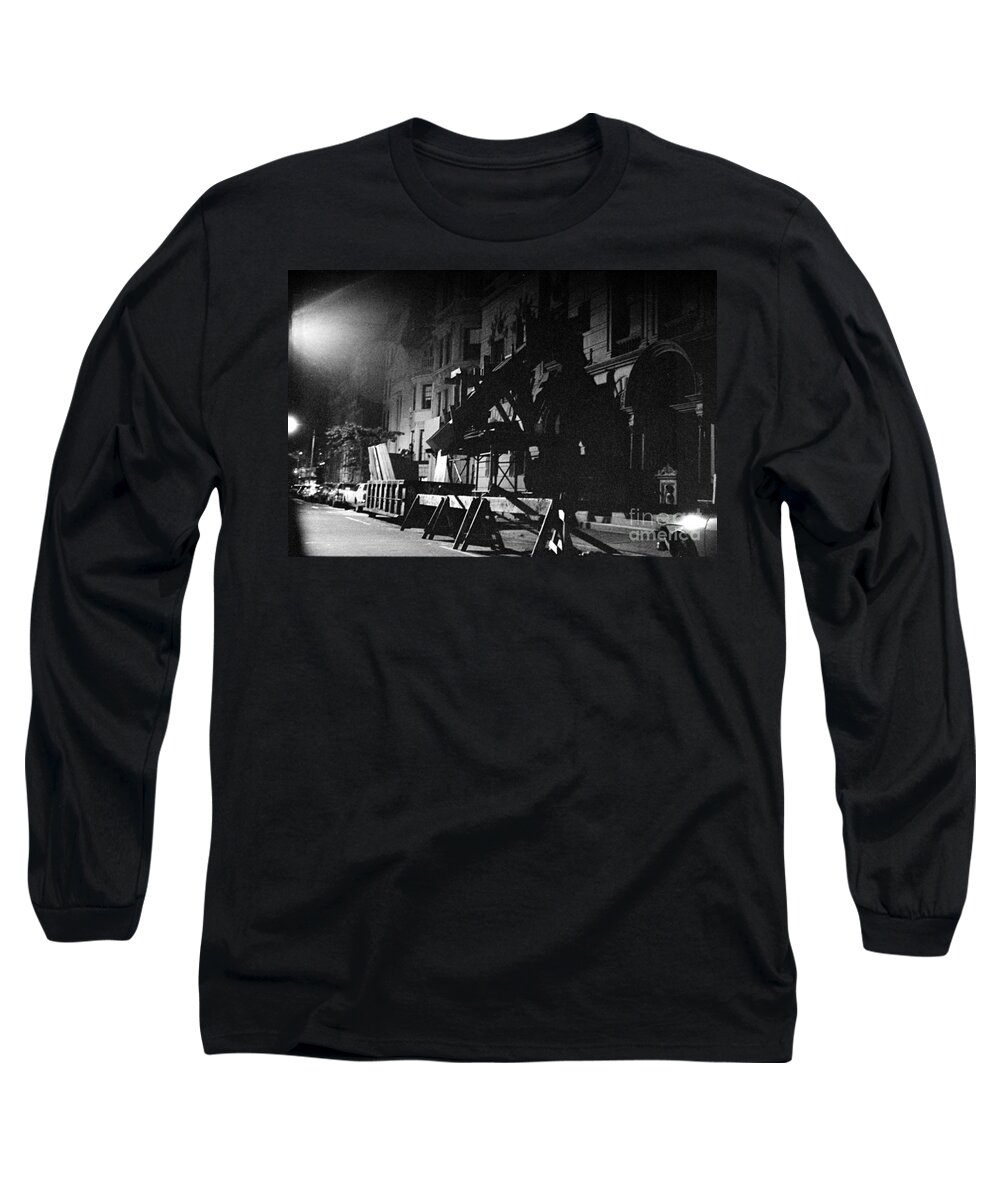New York City Street Long Sleeve T-Shirt featuring the photograph New York City Street by Steven Macanka